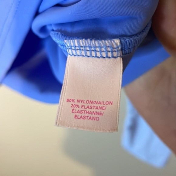 Victoria’s Secret Cropped Long Sleeve | Blue | Size Large - Picture 3 of 6